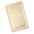 Heavy Gauge Rectangle Bookmark (1 3/4"x2 3/4") - Gold